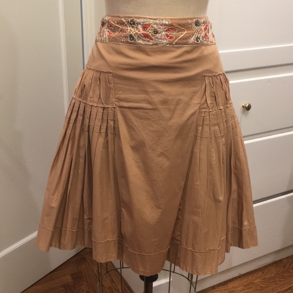 Beaded detail skirt